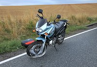 Motorradfahrerin verletzt Bild: Motorradfahrerin verletzt