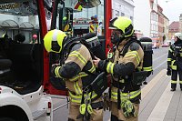 Brand in der Südharz-Galerie Bild: Brand in der Südharz-Galerie