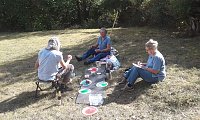 Mähen gegen den Gipsabbau… Bild: Mähen gegen den Gipsabbau…
