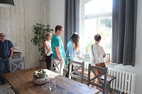 Bild: Zwei H&auml;user ein Dach - aus dem "MeGeHa" und dem "Haus der Kinder" wird das "Haus der Generationen"