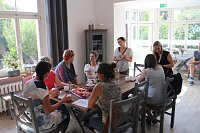Bild: Zwei H&auml;user ein Dach - aus dem "MeGeHa" und dem "Haus der Kinder" wird das "Haus der Generationen"