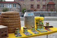 Bild: Zum Bibliothekstag drehte sich alles um flei&szlig;ige Bienen und s&uuml;&szlig;en Honig