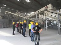 Bild: Exkursion des Forscherteams der Hochschule Nordhausen zur Mitteldeutschen Umwelt- und Entsorgung GmbH in Gro&szlig;p&ouml;sna