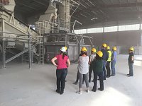 Bild: Exkursion des Forscherteams der Hochschule Nordhausen zur Mitteldeutschen Umwelt- und Entsorgung GmbH in Gro&szlig;p&ouml;sna