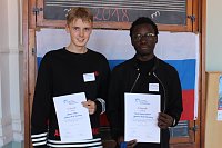 Bild: 3. Platz: Cornel Newton Masinde und Johannes Plewe