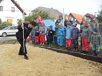 Bild: Besuch von Feuerwehr und Polizei
