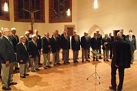 Bild: In der Blasiikirche begeisterten gestern der Chor der Ural-Kosaken und der Nordh&auml;user M&auml;nnerchor