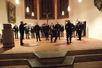 Bild: In der Blasiikirche begeisterten gestern der Chor der Ural-Kosaken und der Nordh&auml;user M&auml;nnerchor