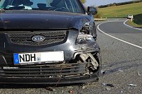 Bild: Unfall auf der B4