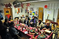 Bild: Weihnachtsfeier Kunstschule