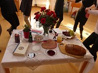 während die Damen noch das Tanzbein schwingen lockt bereits die Festtafel Bild: während die Damen noch das Tanzbein schwingen lockt bereits die Festtafel