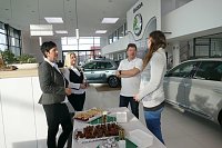 Bild: Sonnige Aussichten beim Skoda-Buffet