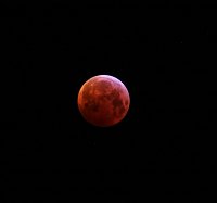 Bild: Mondfinsternis am 21. Januar 2019