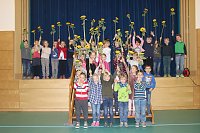 Bild: Sonnenblumen und Ukulelen zur Andacht