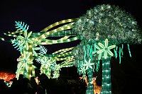 Bild: Lichtershow im Bergzoo Halle