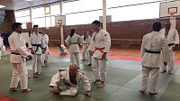 Bild: Sechs Judokas beim Kata-Seminar