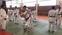 Bild: Sechs Judokas beim Kata-Seminar