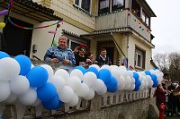 Bild: Festumzug zum 50. Jubil&auml;um in Wollersleben