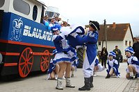 Bild: Festumzug zum 50. Jubil&auml;um in Wollersleben