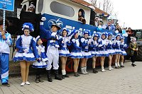 Bild: Festumzug zum 50. Jubil&auml;um in Wollersleben