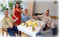 Bild: Rosenmontag im DRK-Pflegeheim