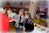 Bild: Rosenmontag im DRK-Pflegeheim