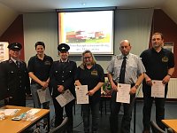 Bild: Hauptversammlung der Neust&auml;dter Feuerwehr