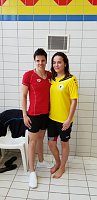 Beim Schwimmfest in Halle mit dabei Bild: Beim Schwimmfest in Halle mit dabei