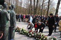 Gedenken zum 74. Jahr der Befreiung des KZ Mittelbau-Dora Bild: Gedenken zum 74. Jahr der Befreiung des KZ Mittelbau-Dora