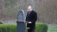 Gedenkveranstaltung auf dem einstigen Appellplatz des Außenlagers Ellrich-Juliushütte. Bild: Gedenkveranstaltung auf dem einstigen Appellplatz des Außenlagers Ellrich-Juliushütte.