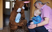 Der Osterhase war heute in Steigerthal zu Gast Bild: Der Osterhase war heute in Steigerthal zu Gast