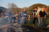 Bild: Osterfeuer in Ilfeld