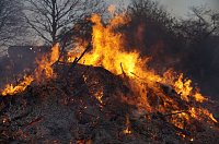 Bild: Osterfeuer in Leimbach