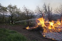 Bild: Osterfeuer in Leimbach