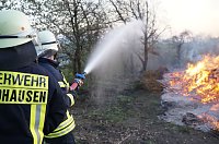 Bild: Osterfeuer in Leimbach