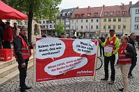 1. Mai auf dem Nordhäuser Rathausplatz Bild: 1. Mai auf dem Nordhäuser Rathausplatz