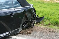 Bild: Schwerer Unfall auf der B4