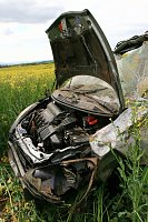 Bild: Schwerer Unfall auf der B4