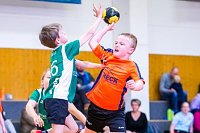 Bild: Handballzwerge im Mittelpunkt