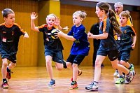 Bild: Handballzwerge im Mittelpunkt
