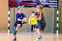 Bild: Handballzwerge im Mittelpunkt