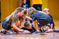 Bild: Handballzwerge im Mittelpunkt