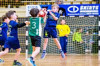 Bild: Handballzwerge im Mittelpunkt