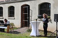 Eine Ära geht zu Ende - Gisela Hartmann wurde heute als Vorsitzende der Bürgerstiftung Park Hohenrode verabschiedet Bild: Eine Ära geht zu Ende - Gisela Hartmann wurde heute als Vorsitzende der Bürgerstiftung Park Hohenrode verabschiedet