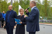Der neue Sportplatz an der Ellricher Regelschule wurde heute eingeweiht. Bild: Der neue Sportplatz an der Ellricher Regelschule wurde heute eingeweiht.