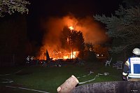 Bild: Gartenlaube abgebrannt