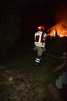 Bild: Gartenlaube abgebrannt