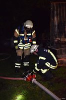 Bild: Gartenlaube abgebrannt