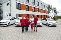 Bild: Mit vier neuen "Citygo"-Stadtflitzern der Marke Skoda hat der zum 1. Juni gegr&uuml;ndete mobile Pflegedienst des DRK-Kreisverbandes Nordhausen nun auch seine volle Mobilit&auml;t erlangt