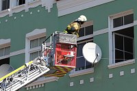 Bild: Einsatz in der Langen Stra&szlig;e